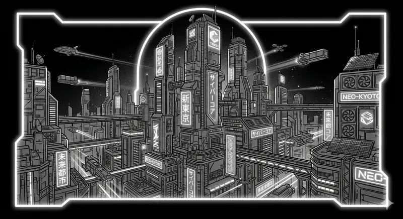 Cyberpunk Anime Streetwear Art