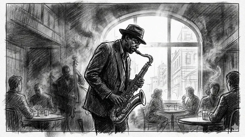 Cinematic Graphite Sketch Art