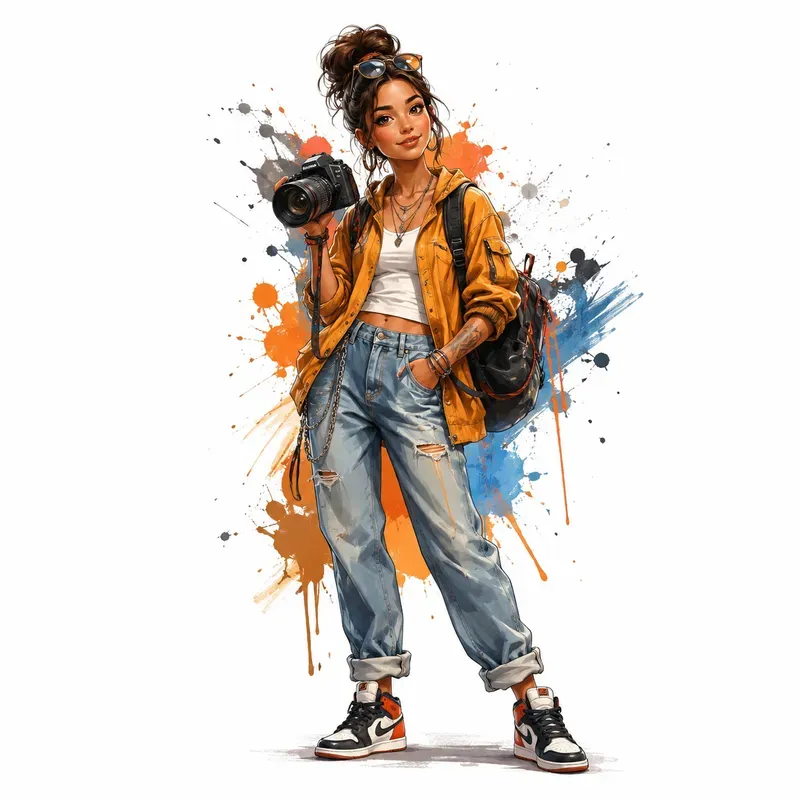 Stylized Editorial Character Portraits