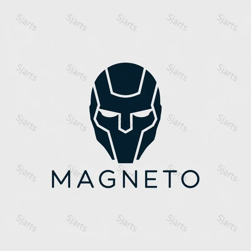 Typographic Villain Face Logos