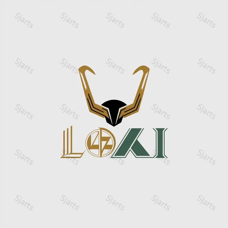 Typographic Villain Face Logos