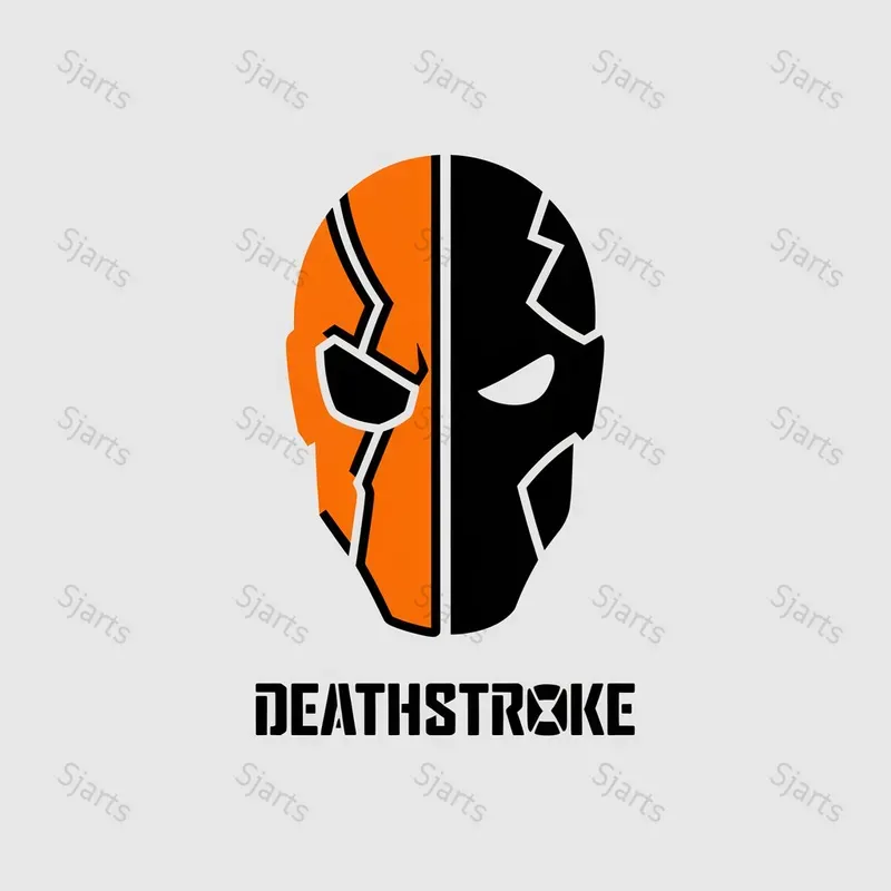 Typographic Villain Face Logos