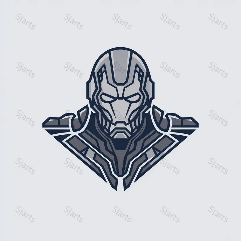 Typographic Villain Face Logos