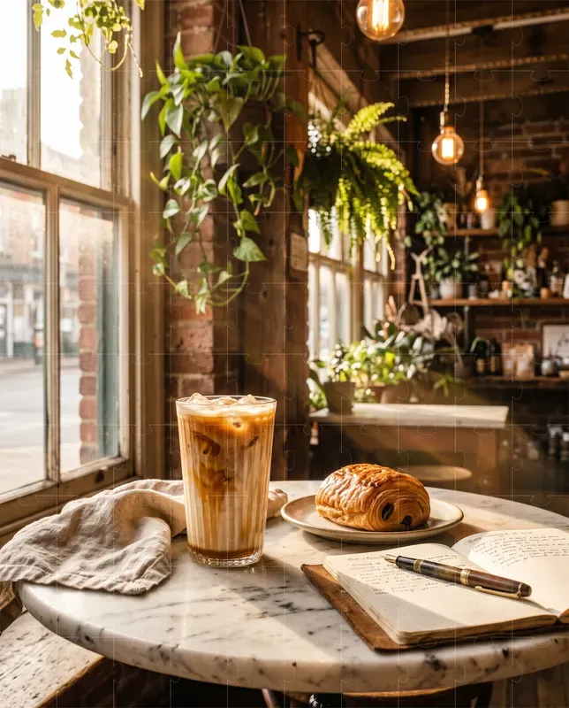 Cozy Aesthetic Artisan Cafe Moments