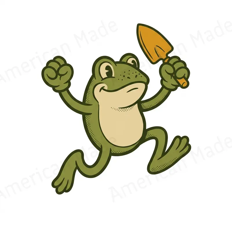 Retro Ink Mascot Character Art