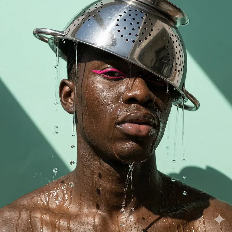 Quirky Wet Fashion Portraits