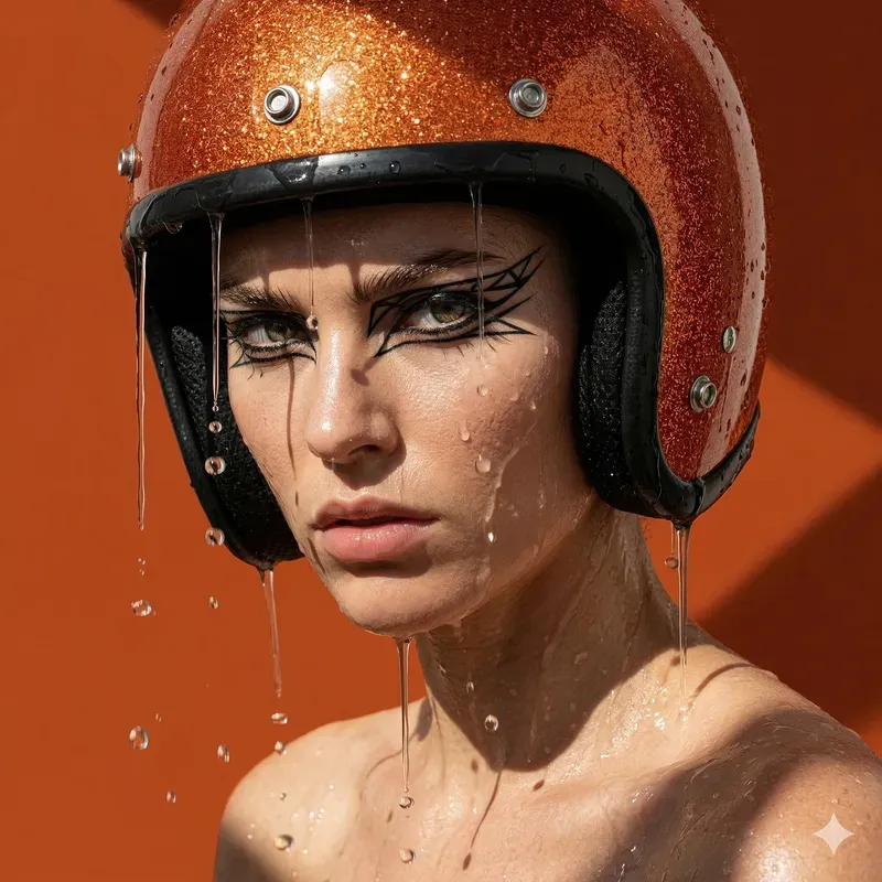 Quirky Wet Fashion Portraits