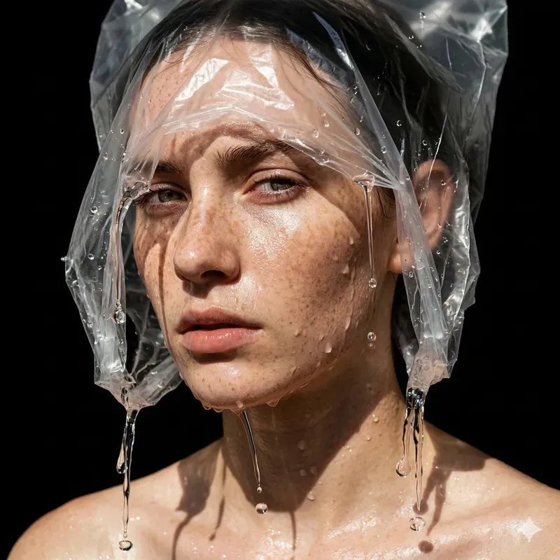 Quirky Wet Fashion Portraits