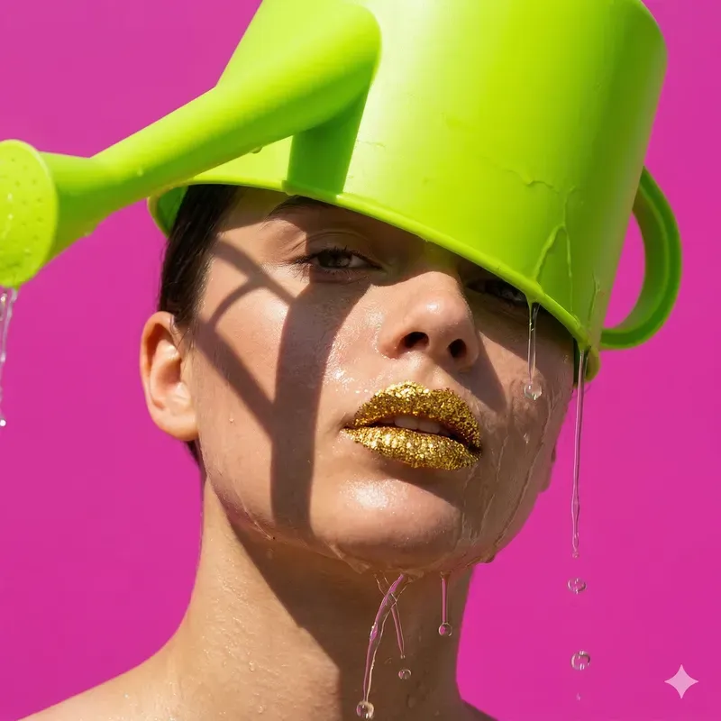 Quirky Wet Fashion Portraits