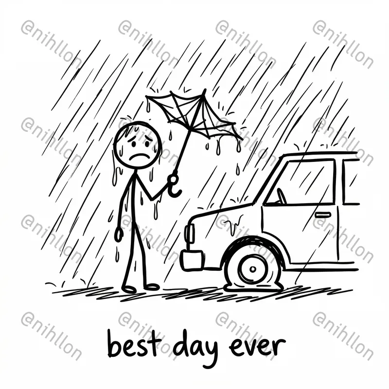 Sarcastic Stick Figures Doodles