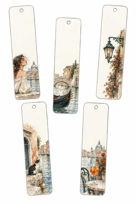 Watercolor Bookmarks