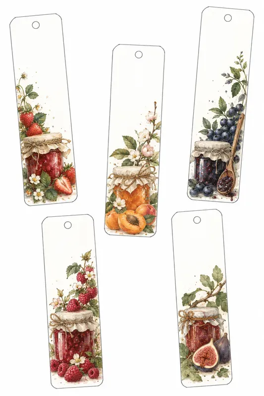 Watercolor Bookmarks