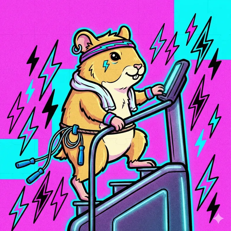 Neon Hamster Gym Assets Brands