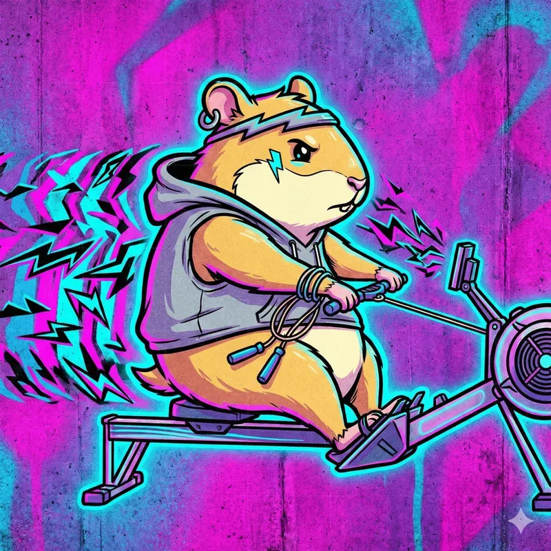 Neon Hamster Gym Assets Brands