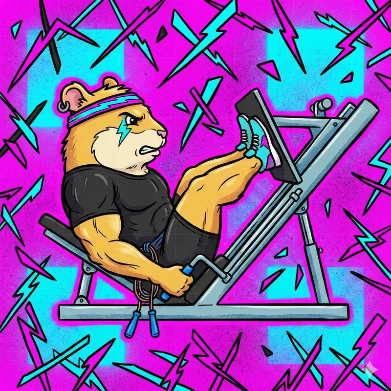 Neon Hamster Gym Assets Brands
