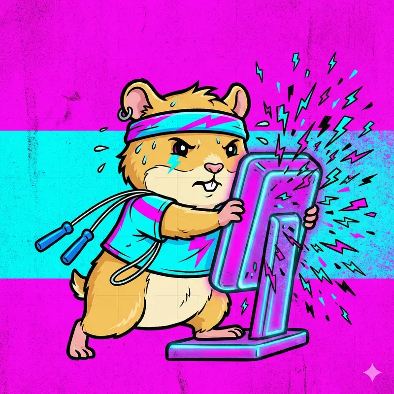 Neon Hamster Gym Assets Brands