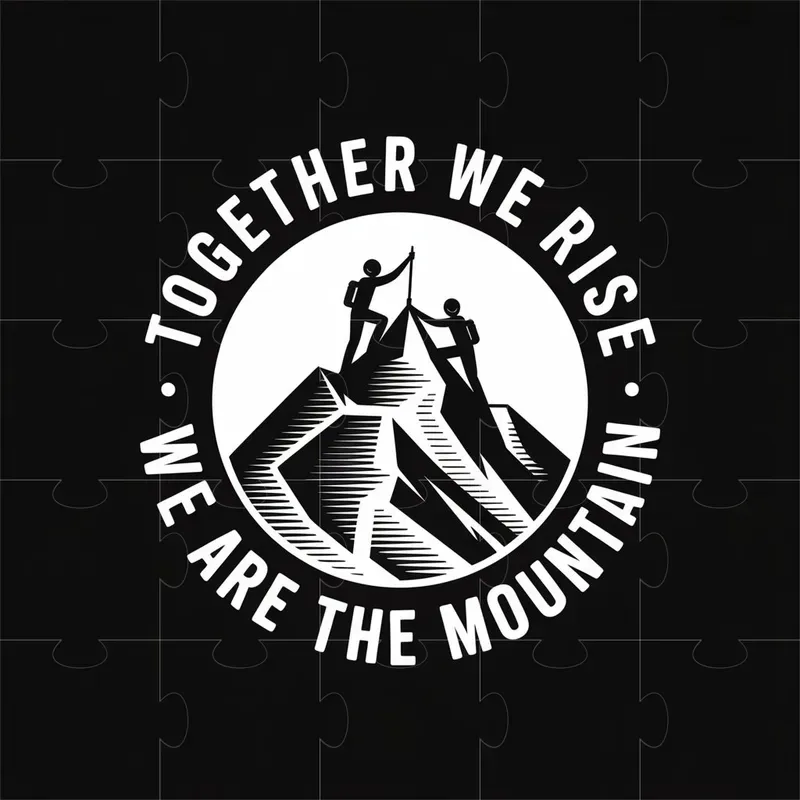 Circular Emblem Designs In Woodcut Style