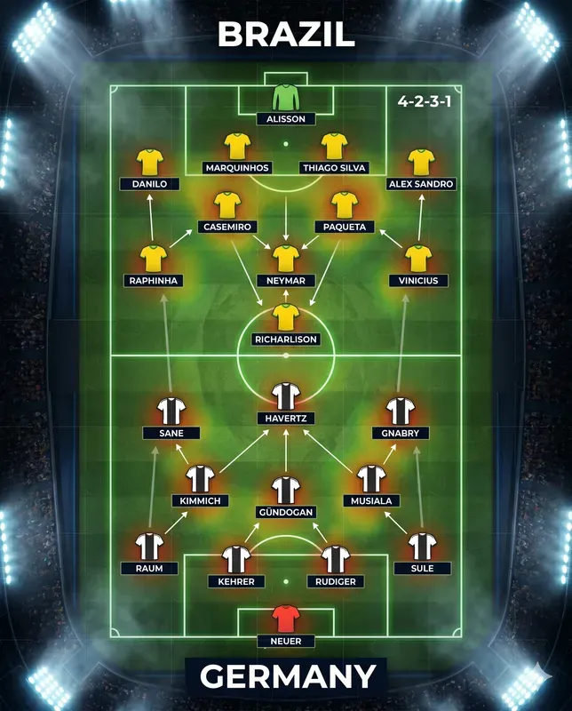 World Cup Lineup Infographics