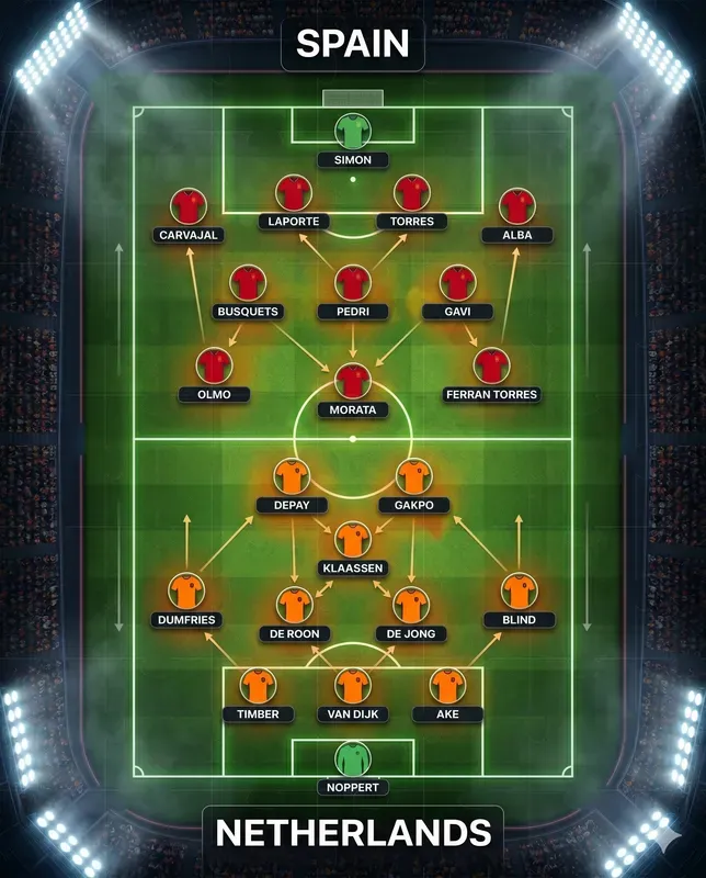 World Cup Lineup Infographics