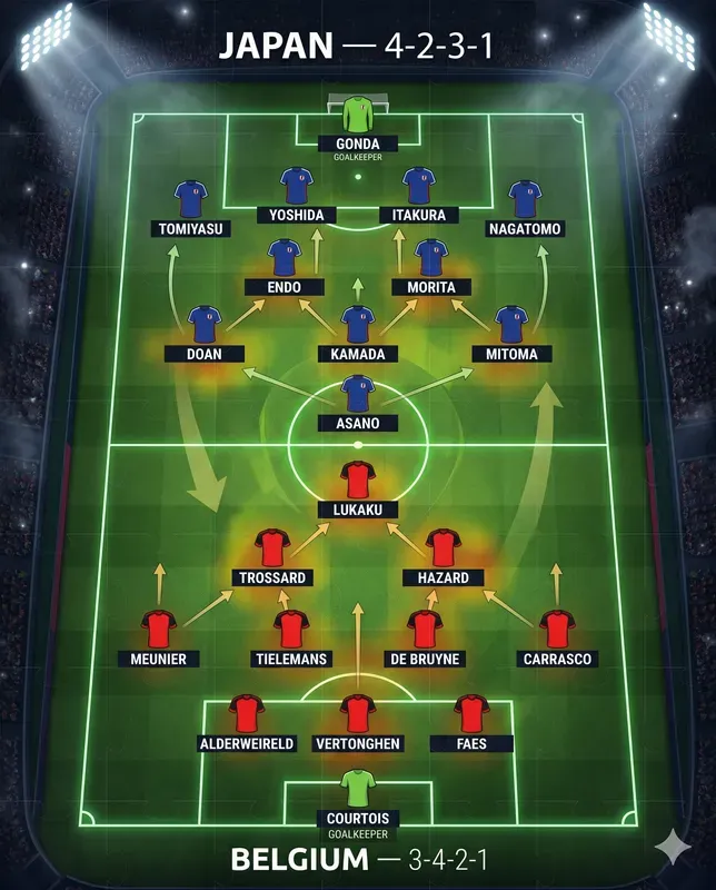 World Cup Lineup Infographics