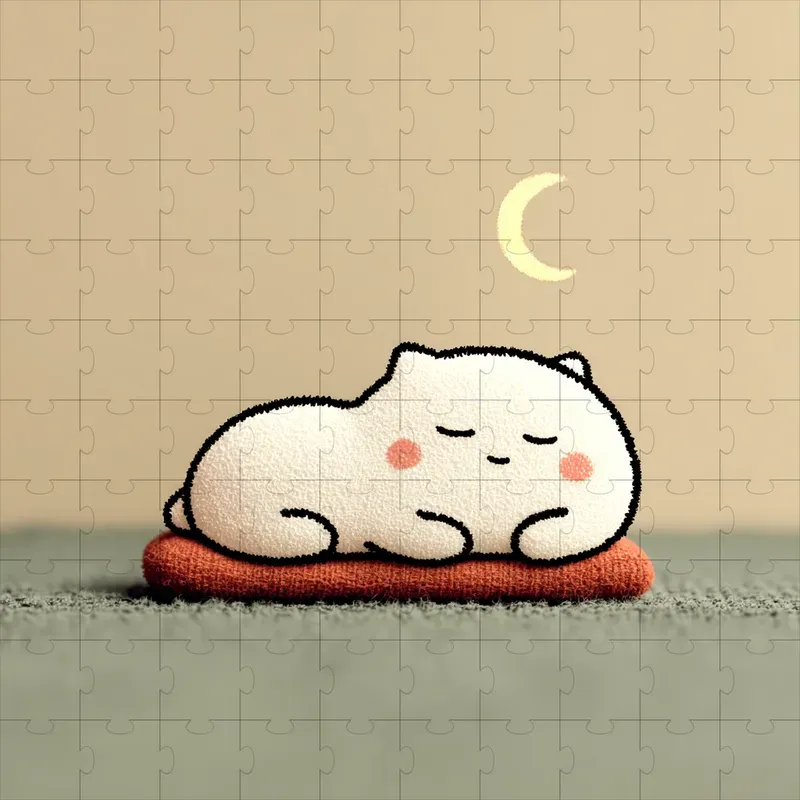 Kawaii Doodle Cream Minimalist Stickers