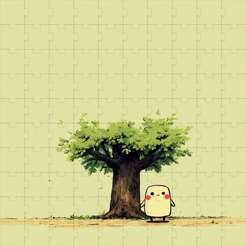 Kawaii Doodle Cream Minimalist Stickers