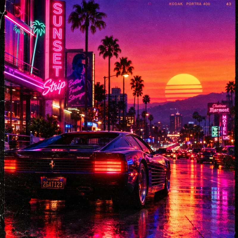 Retro 80s Photo Style