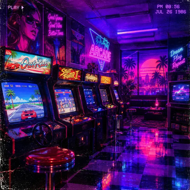 Retro 80s Photo Style