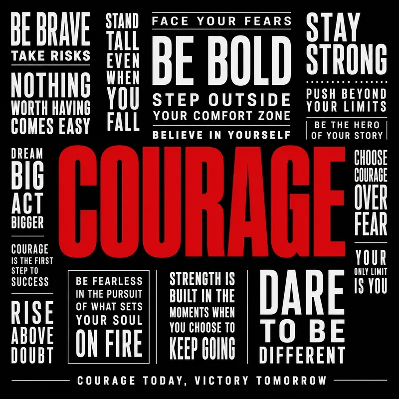 Bold Motivational Typography Wall Posters