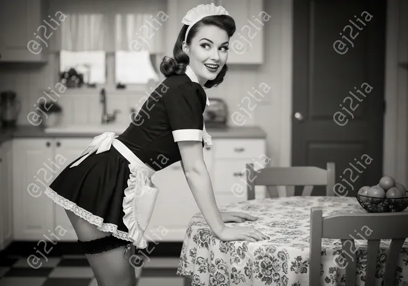 Black White Vintage Pin Up Photos