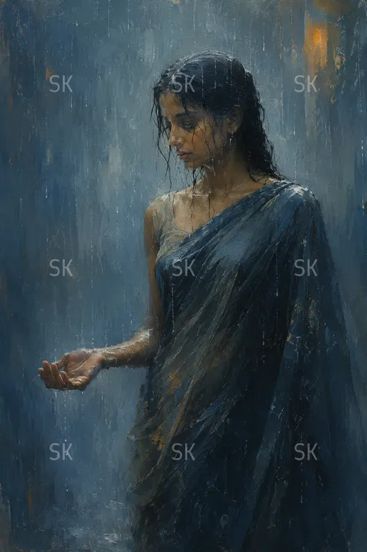 Minimalistic Cinematic Oil Paintings