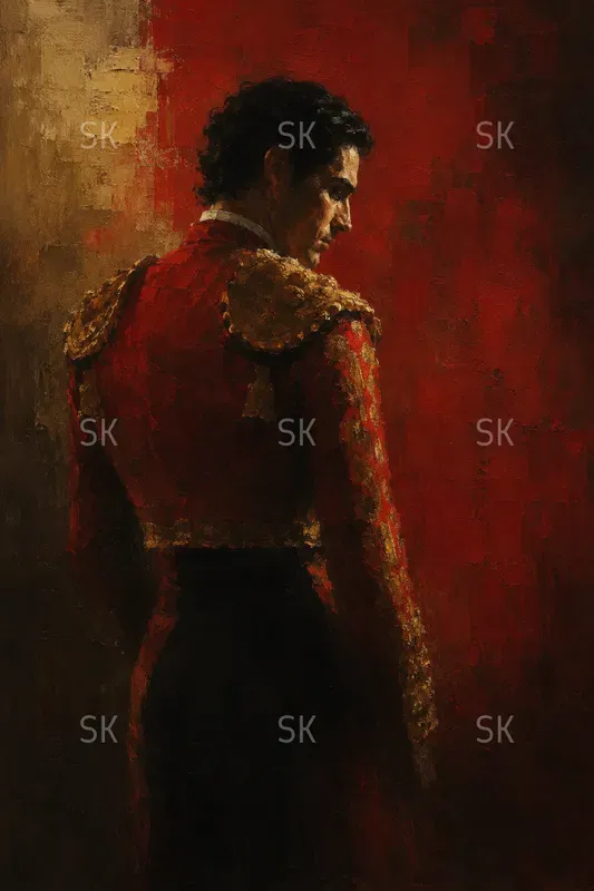 Minimalistic Cinematic Oil Paintings