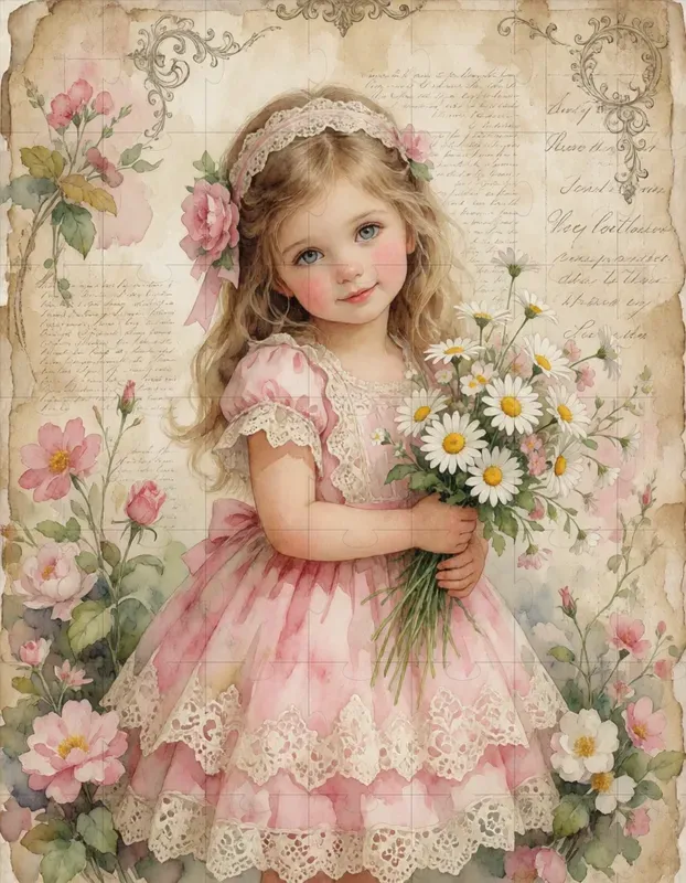 Shabby Chic Watercolor Art