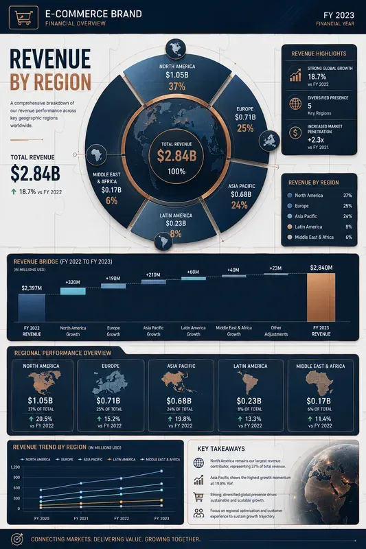 Revenue Breakdown Infographics