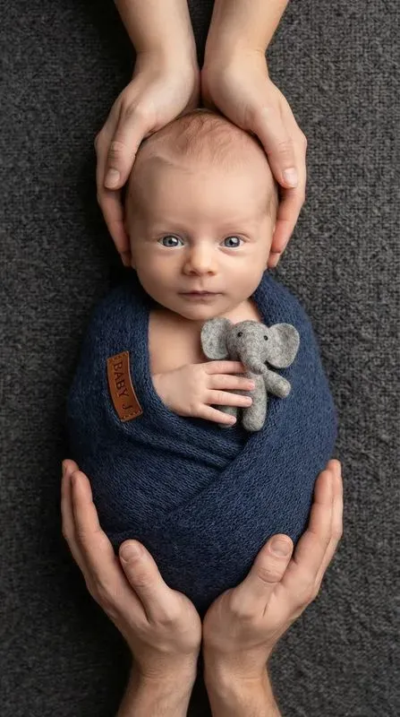 8k Newborn Overhead Flat Lay Creators