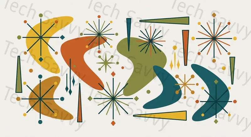 Midcentury Modern Vector Art