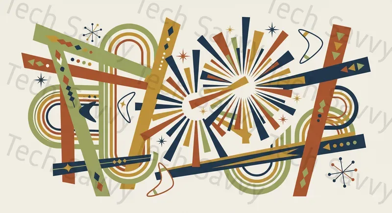 Midcentury Modern Vector Art