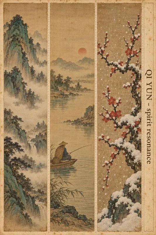 Chinese Painted Silk Panel Sheets
