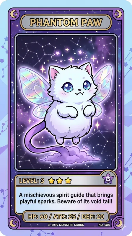 90s Retro Anime Cards