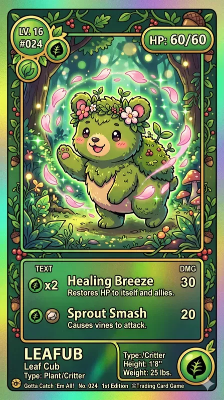 90s Retro Anime Cards
