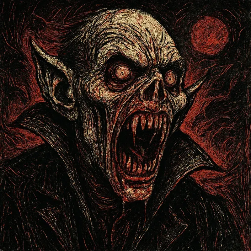 Horror Gothic Illustrations Creepy Paints
