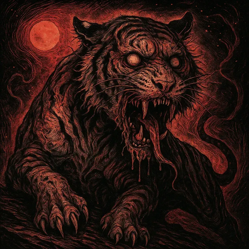 Horror Gothic Illustrations Creepy Paints