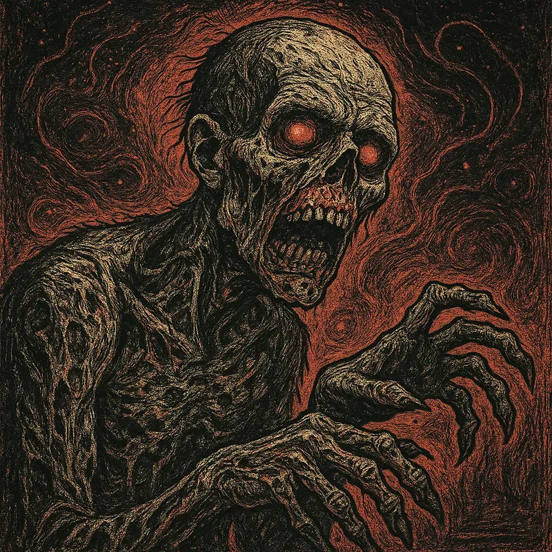Horror Gothic Illustrations Creepy Paints
