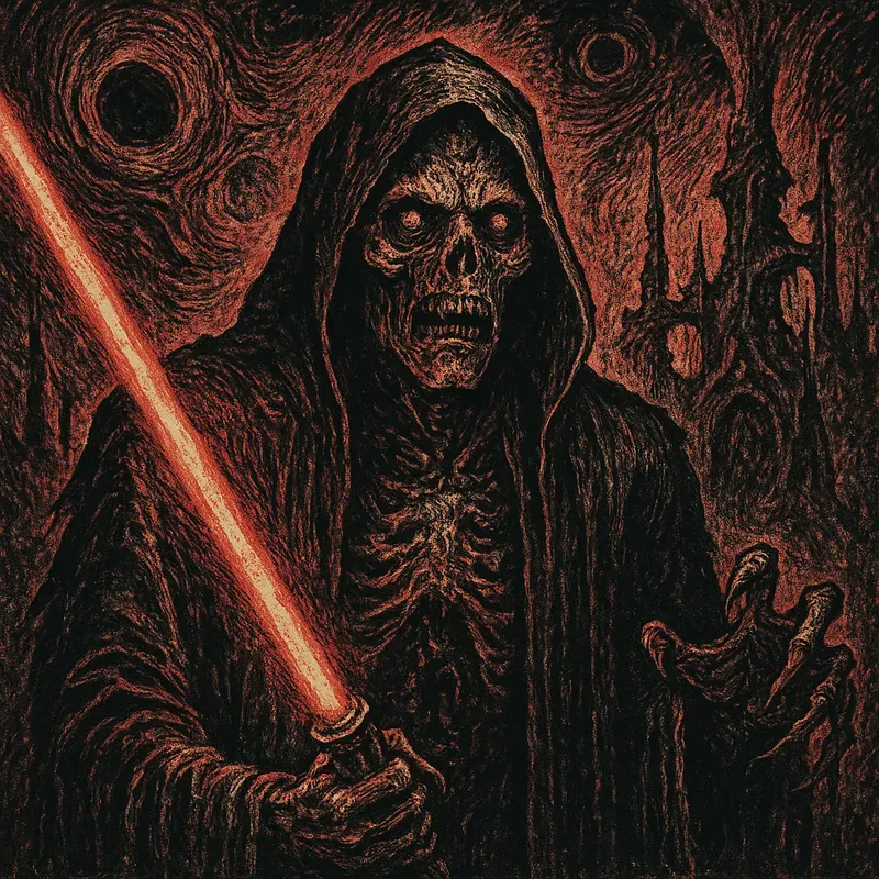 Horror Gothic Illustrations Creepy Paints
