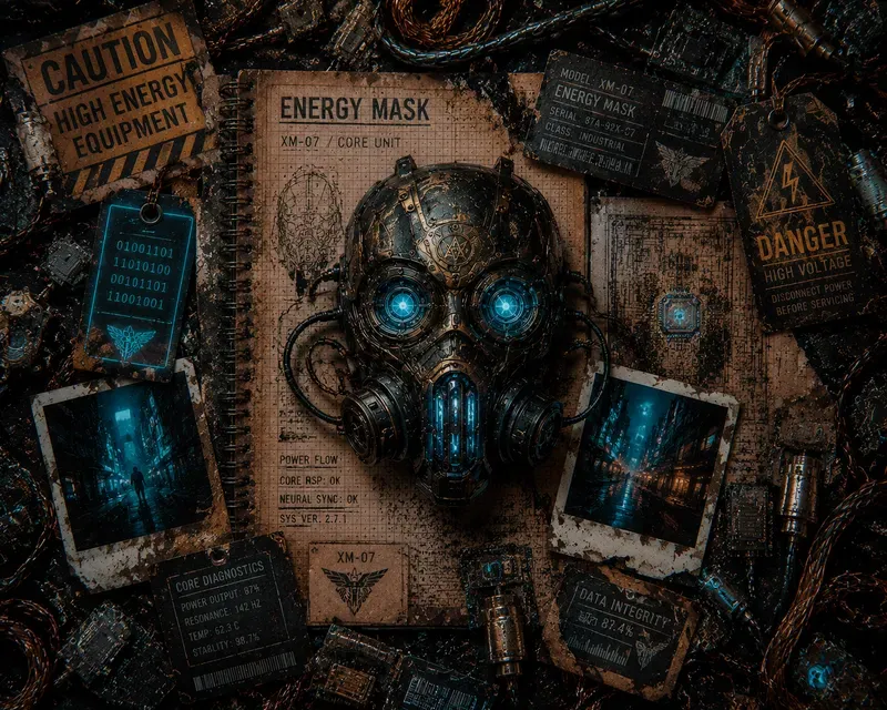 Cyberpunk Junk Journal Scrapbook Kits