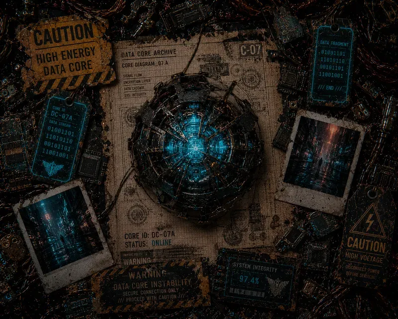 Cyberpunk Junk Journal Scrapbook Kits