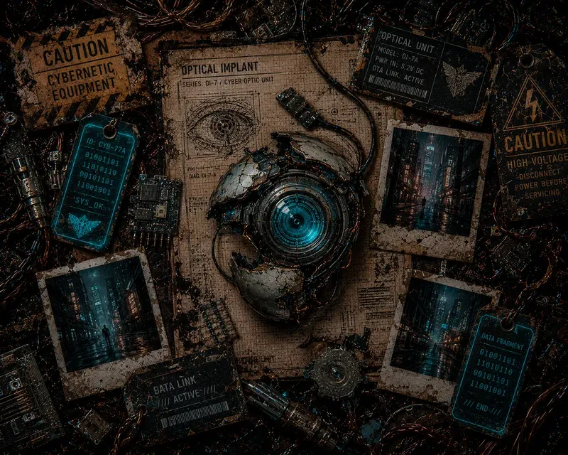 Cyberpunk Junk Journal Scrapbook Kits