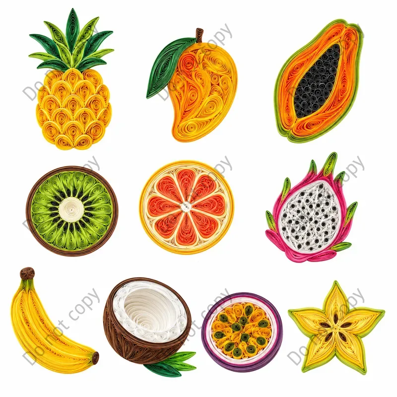 Paper Quilling Clipart Any Themes