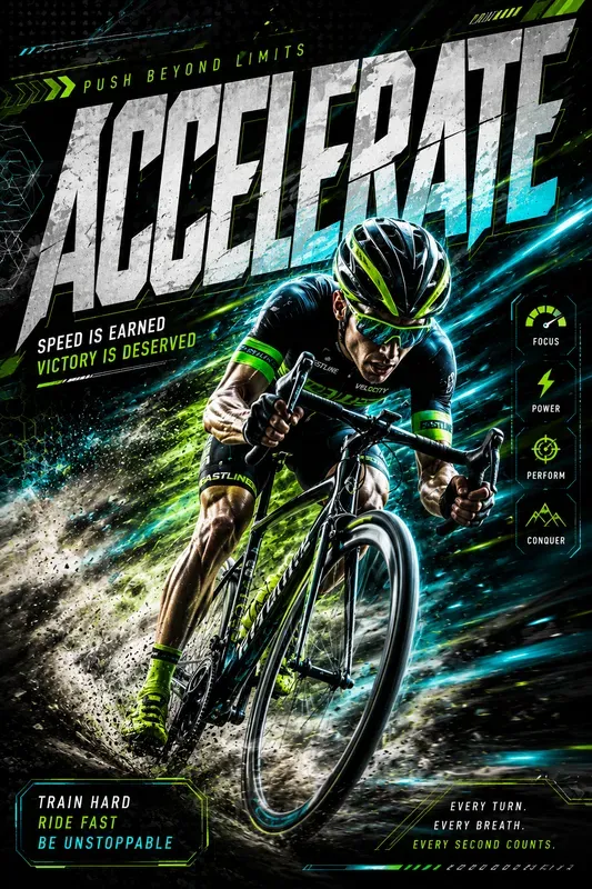 Dynamic Sports Action Poster Designs