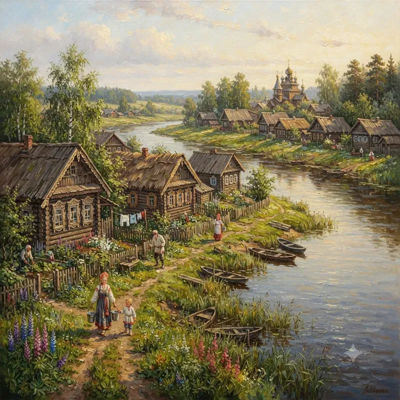 Historic Russia In Oil Paintings